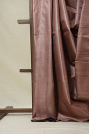 Onion Pink Tussar Silk Saree - SROPTSS1770