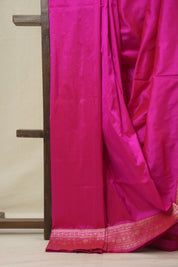 Rani Pink Banarasi Silk Saree - SRRPBSS911