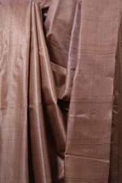 Onion Pink Tussar Silk Saree - SROPTSS1770
