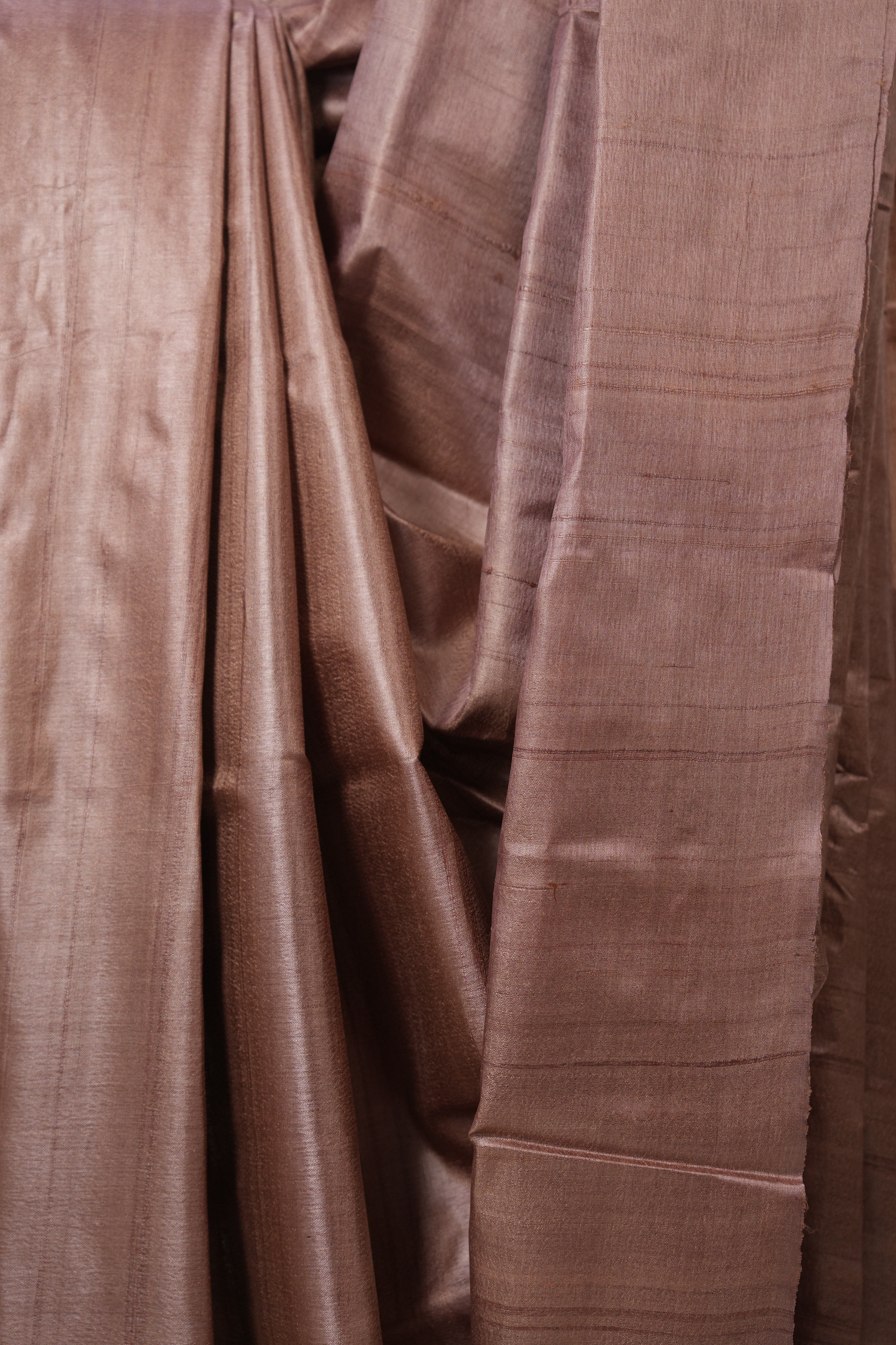 Onion Pink Tussar Silk Saree - SROPTSS1770