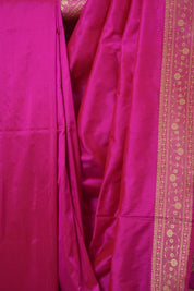 Rani Pink Banarasi Silk Saree - SRRPBSS911