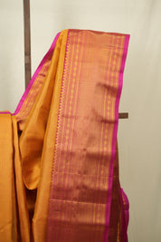 Golden Gadwal Silk Saree - SRGGSS652