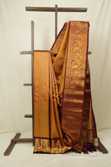 Yellow Gadwal Silk Saree - SRYGSS650