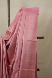 Pink Tussar Silk Saree - SRPTSS1767