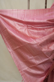 Pink Tussar Silk Saree - SRPTSS1767