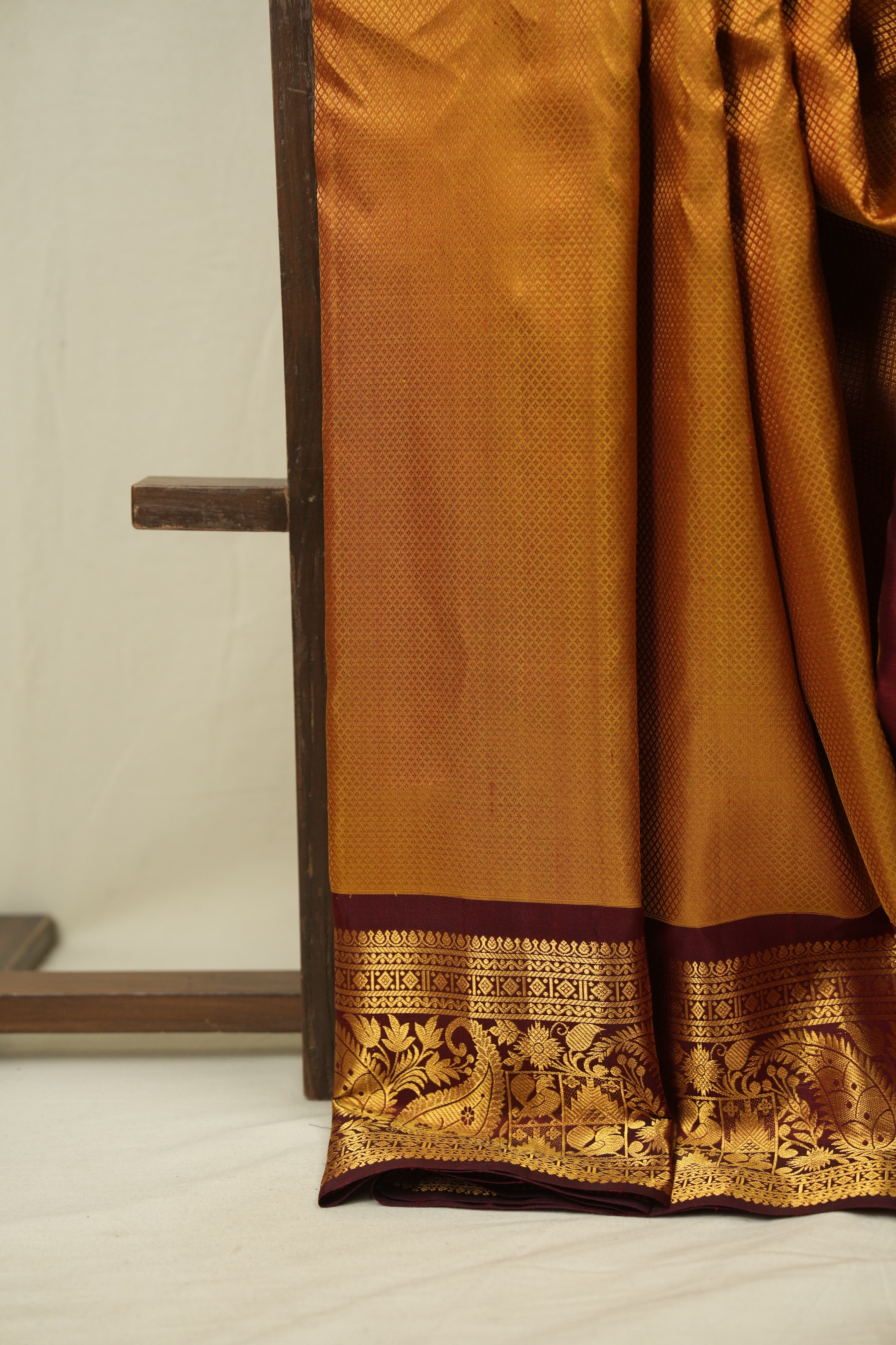 Yellow Gadwal Silk Saree - SRYGSS650