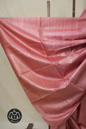Pink Tussar Silk Saree - SRPTSS1767