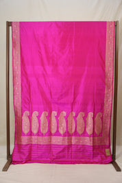 Rani Pink Banarasi Silk Saree - SRRPBSS911
