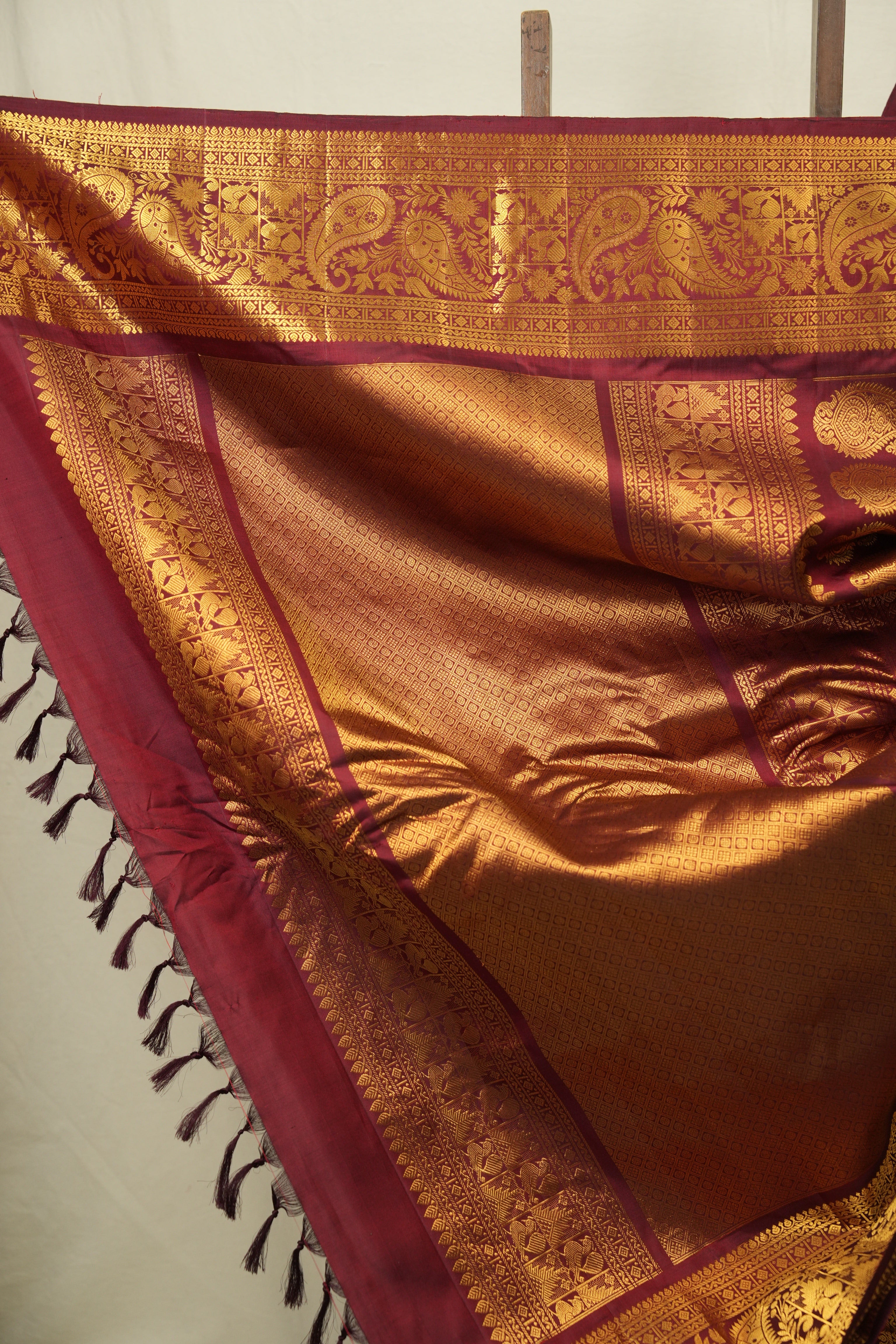 Yellow Gadwal Silk Saree - SRYGSS650