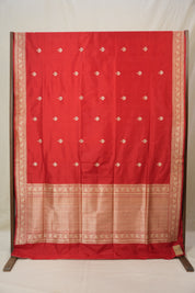 Red Banarasi Silk Saree - SRRBSS908