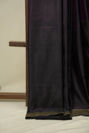 Deep Purple Banarasi Silk Saree - SRDPBSS974