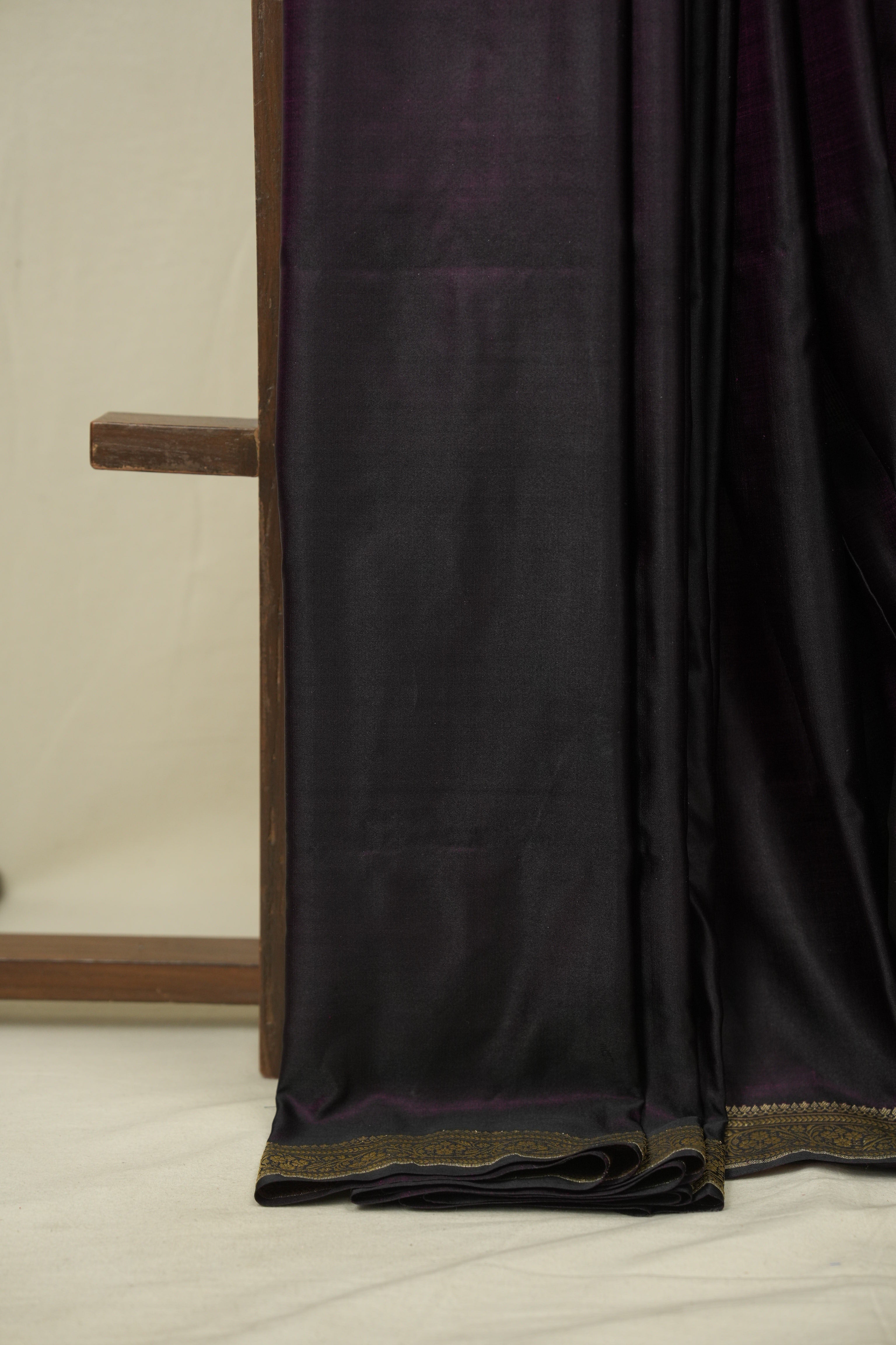 Deep Purple Banarasi Silk Saree - SRDPBSS974