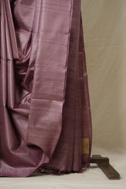 Light Pink Tussar Silk Saree - SRLPTSS1771
