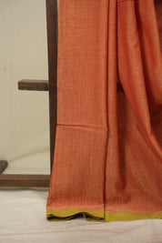 Rust Bengal Cotton Saree - SRRBCS191