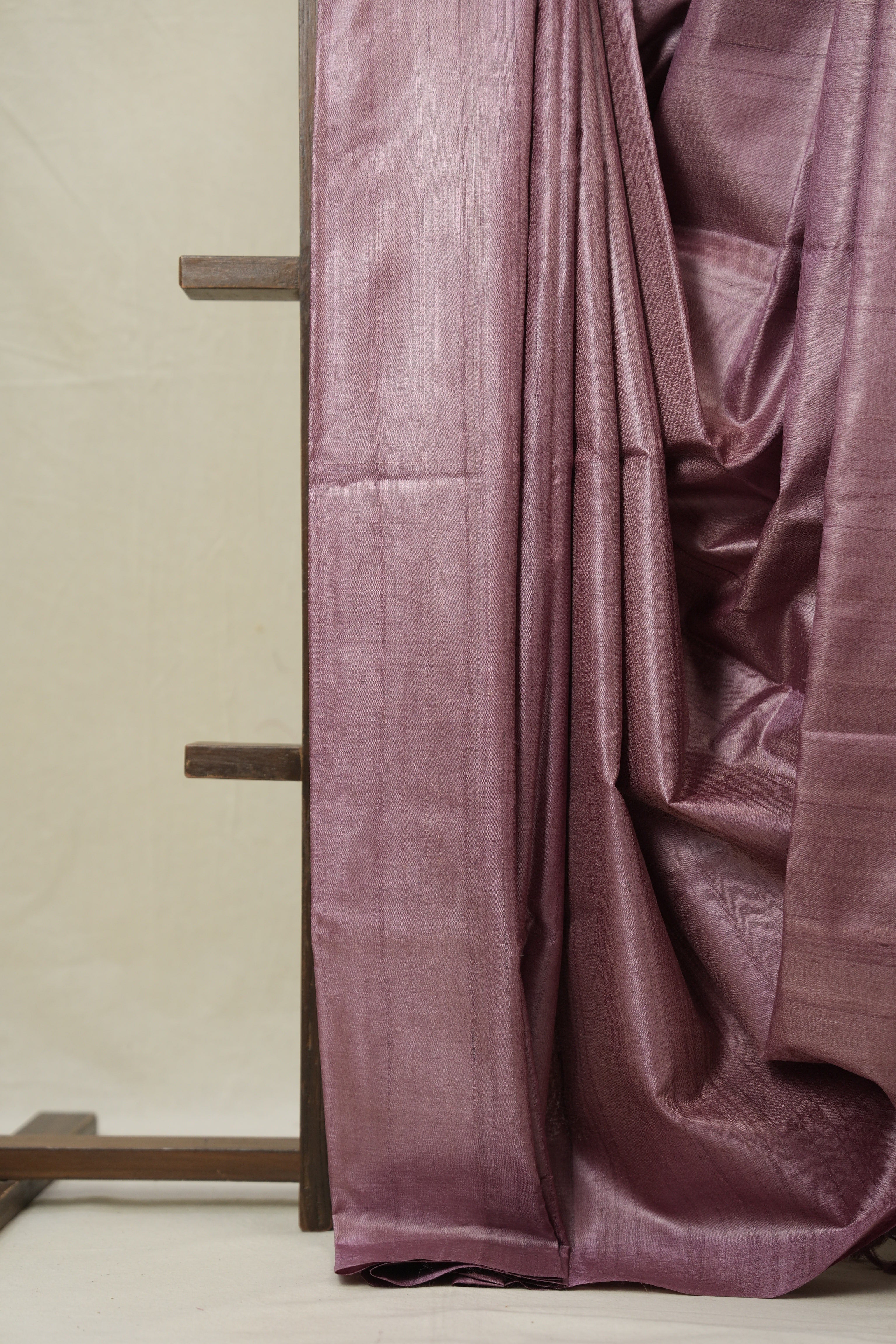 Light Pink Tussar Silk Saree - SRLPTSS1771