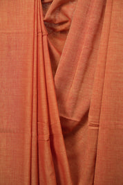 Rust Bengal Cotton Saree - SRRBCS191