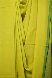 Lemon Yellow Bengal Cotton Jamdani Saree - SRLYBCJS171