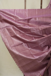 Light Pink Tussar Silk Saree - SRLPTSS1771