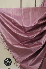 Light Pink Tussar Silk Saree - SRLPTSS1771