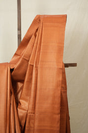 Brick Orange Tussar Silk Saree - SRBOTSS1772