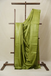 Green Tussar Silk Saree - SRGTSS1775