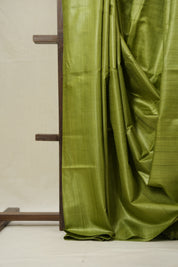 Green Tussar Silk Saree - SRGTSS1775
