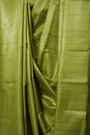 Green Tussar Silk Saree - SRGTSS1775