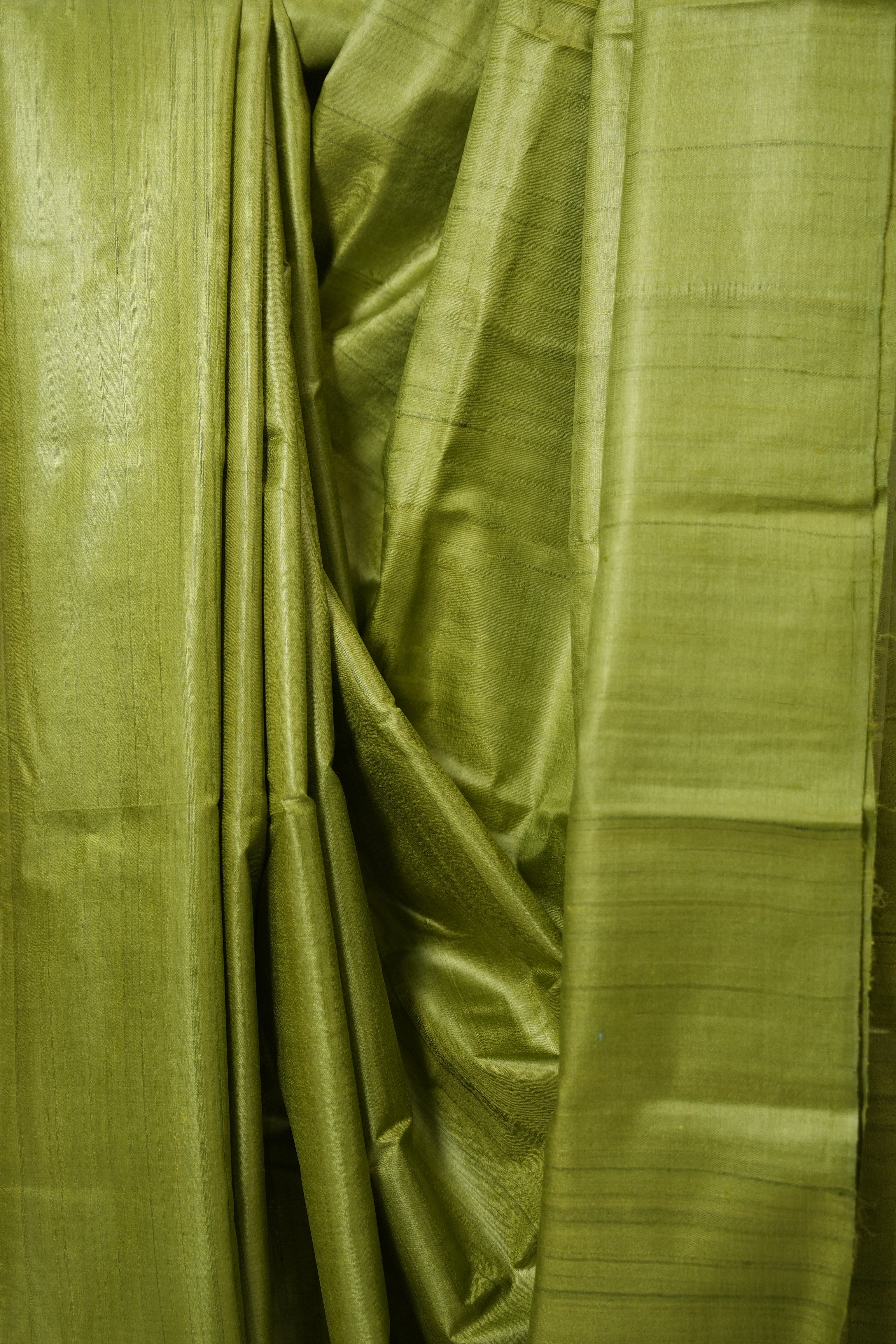 Green Tussar Silk Saree - SRGTSS1775