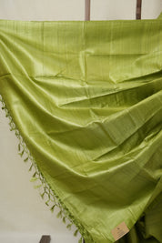 Green Tussar Silk Saree - SRGTSS1775