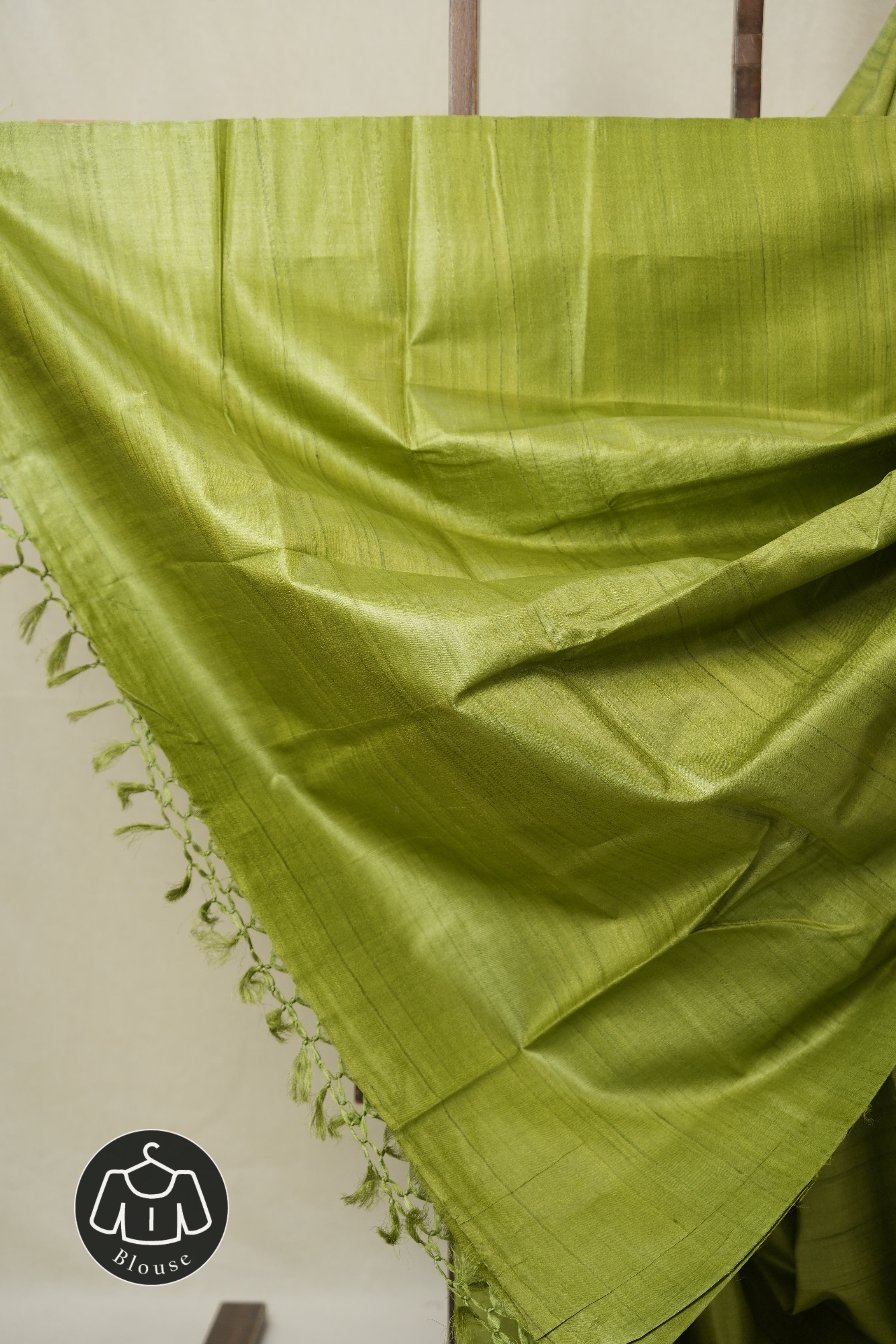 Green Tussar Silk Saree - SRGTSS1775