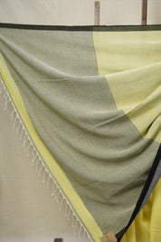 Pestle Yellow Bengal Cotton Jamdani Saree - SRPYBCJS167