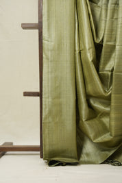 Sage Green Tussar Silk Saree - SRSGTSS1765