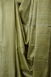 Sage Green Tussar Silk Saree - SRSGTSS1765