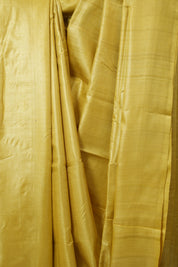 Yellow Tussar Silk Saree - SRYTSS1773