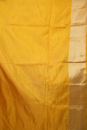 Yellow Banarasi Silk Saree - SRYBSS973