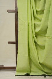 Mint Green Bengal Cotton Jamdani Saree - SRMGBCJS168