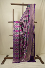 Multicolour Banarasi Silk Saree - SRMBSS977