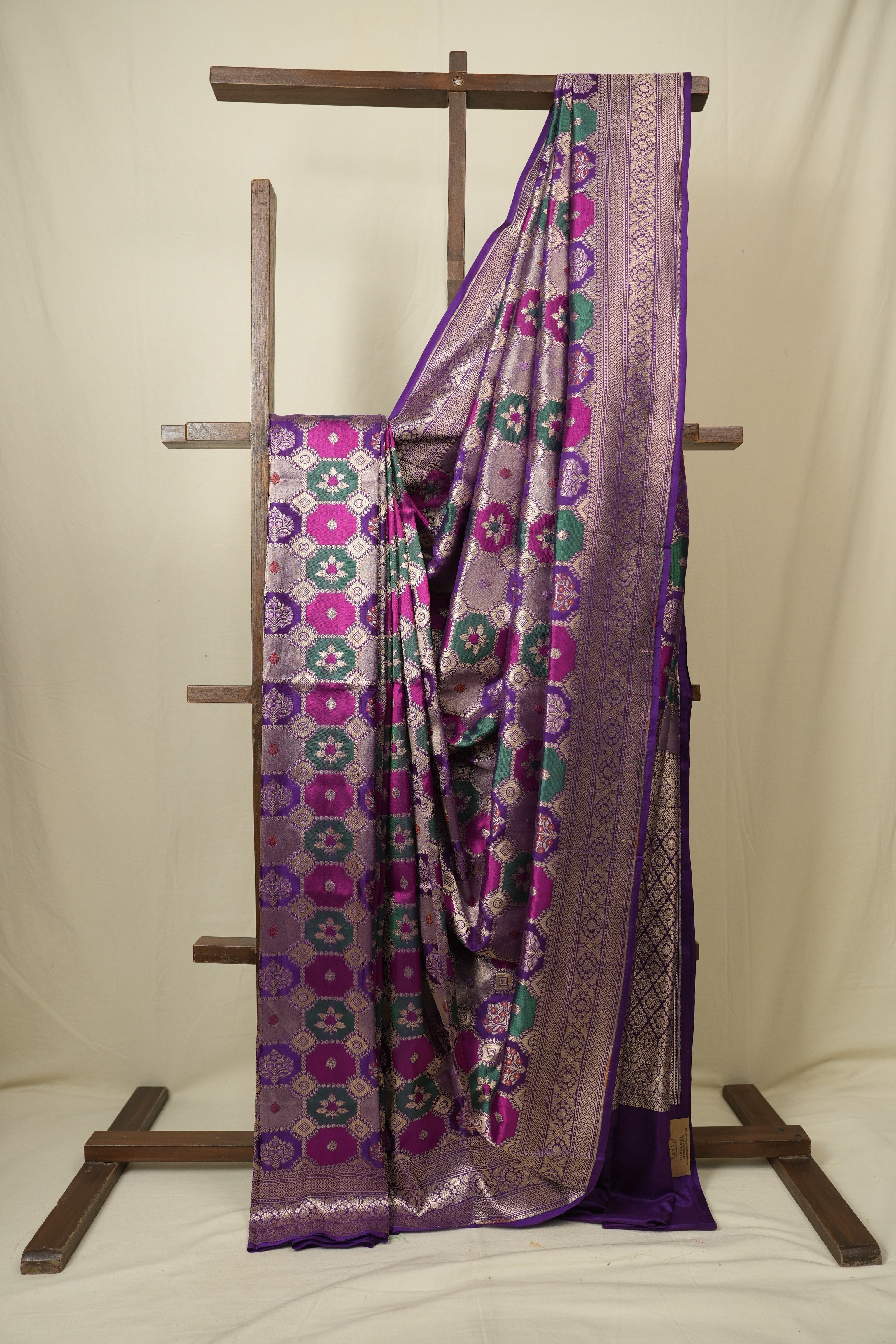 Multicolour Banarasi Silk Saree - SRMBSS977