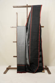 Grey Kanjivaram Silk Saree - SRGKSS60