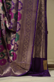 Multicolour Banarasi Silk Saree - SRMBSS977