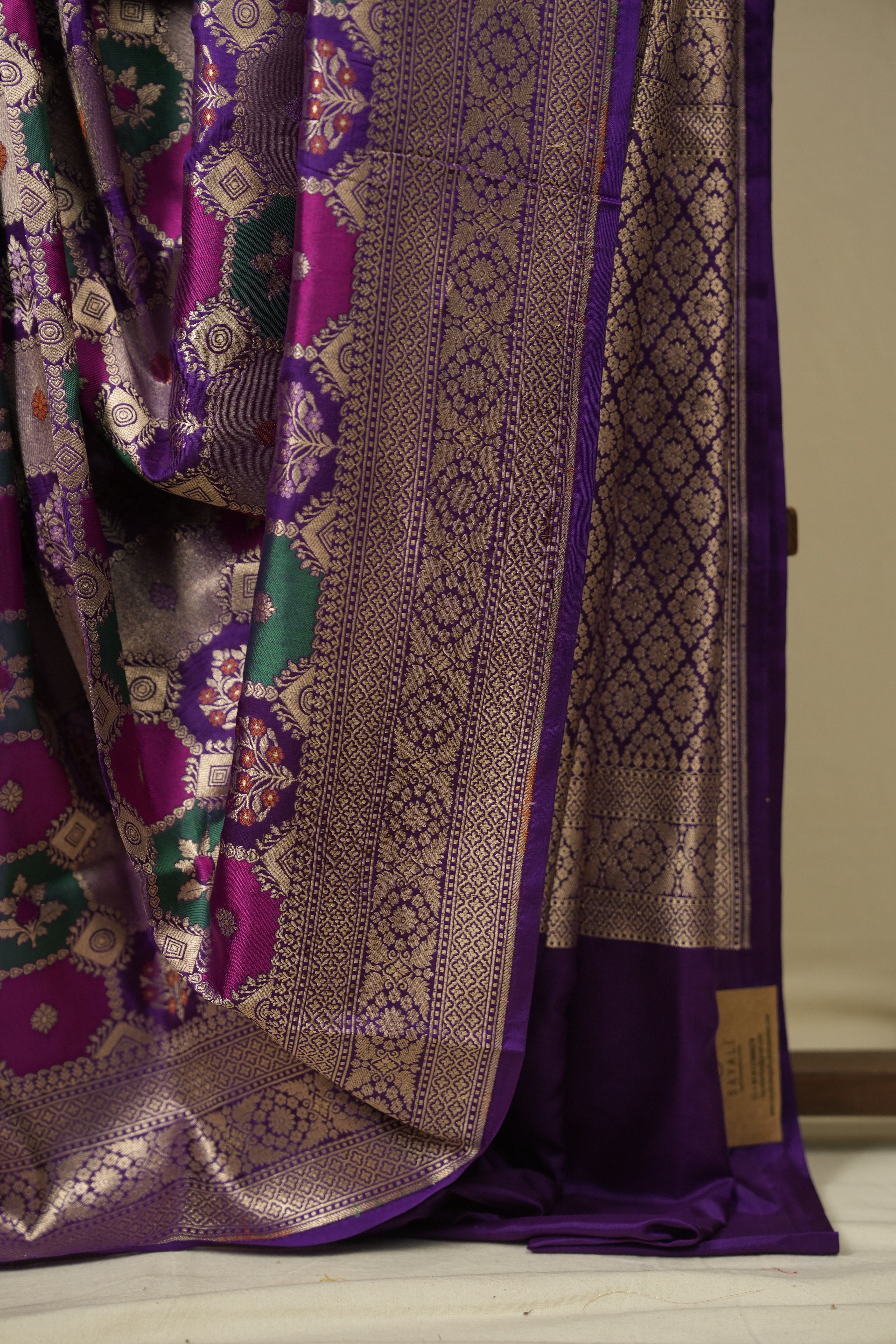 Multicolour Banarasi Silk Saree - SRMBSS977