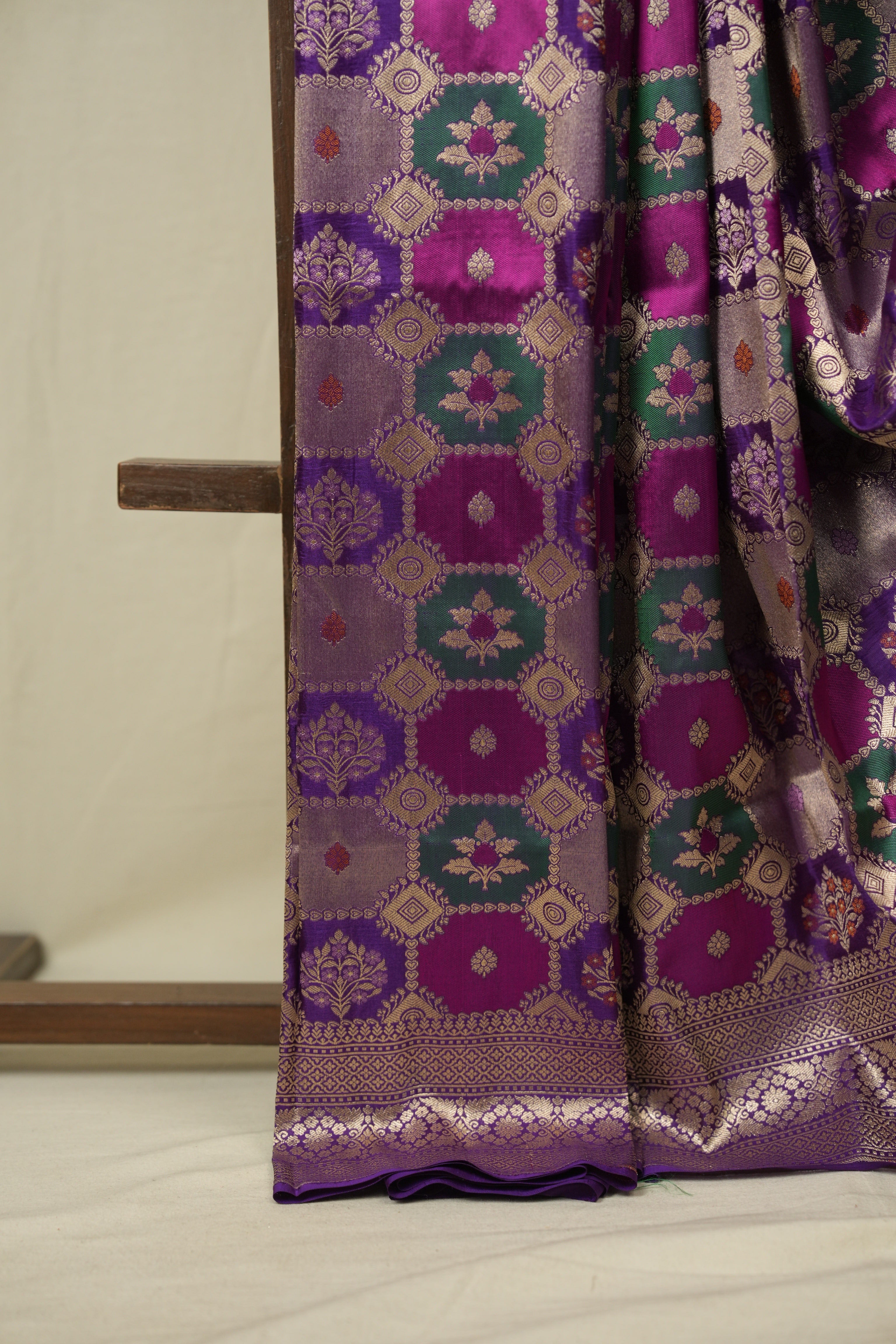 Multicolour Banarasi Silk Saree - SRMBSS977