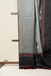 Grey Kanjivaram Silk Saree - SRGKSS60