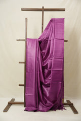 Purple Tussar Silk Saree - SRPTSS1774