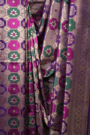 Multicolour Banarasi Silk Saree - SRMBSS977