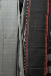 Grey Kanjivaram Silk Saree - SRGKSS60