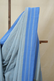 Powder Blue Cotton Ilkal Saree - SRPBCIS960
