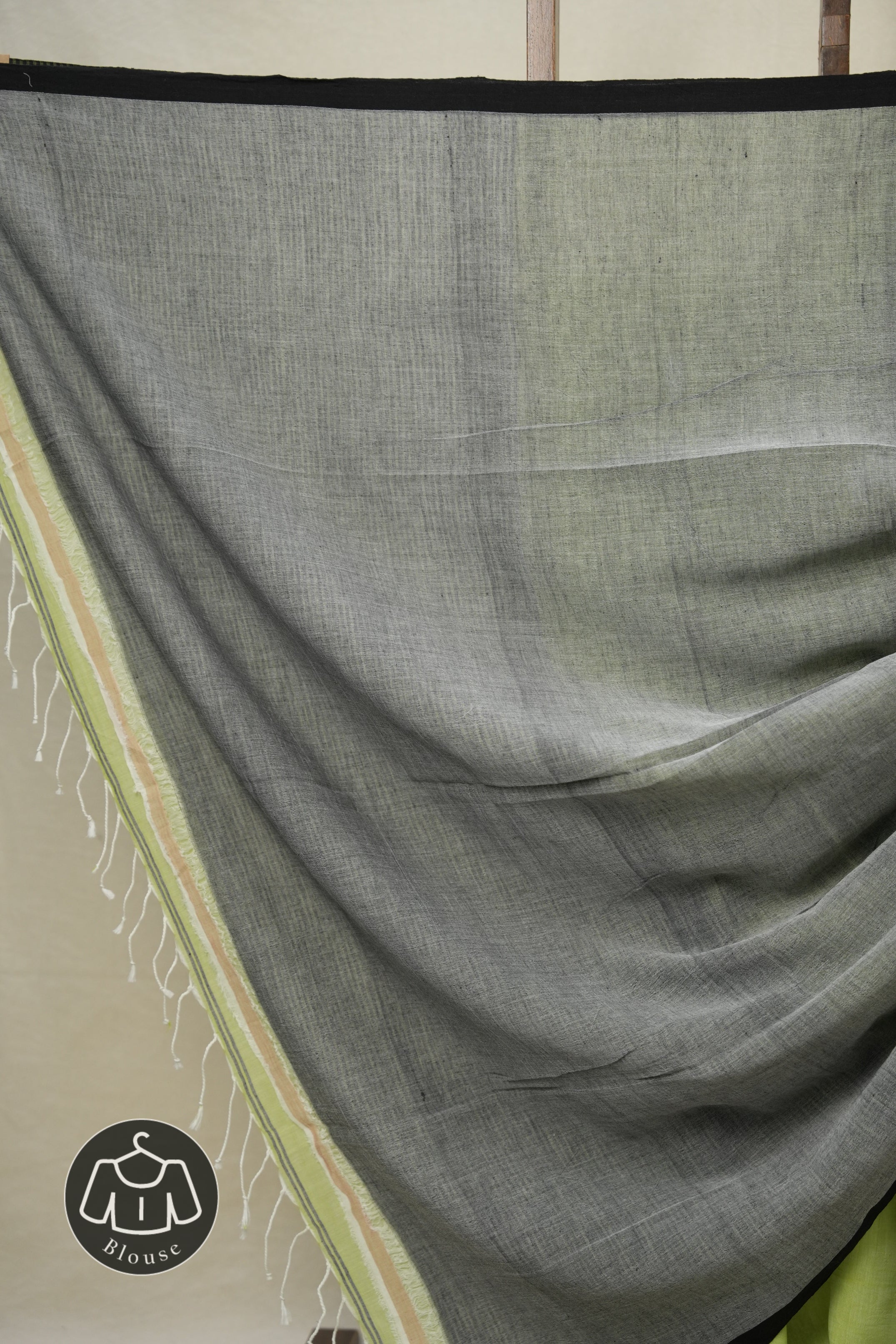 Mint Green Bengal Cotton Jamdani Saree - SRMGBCJS168