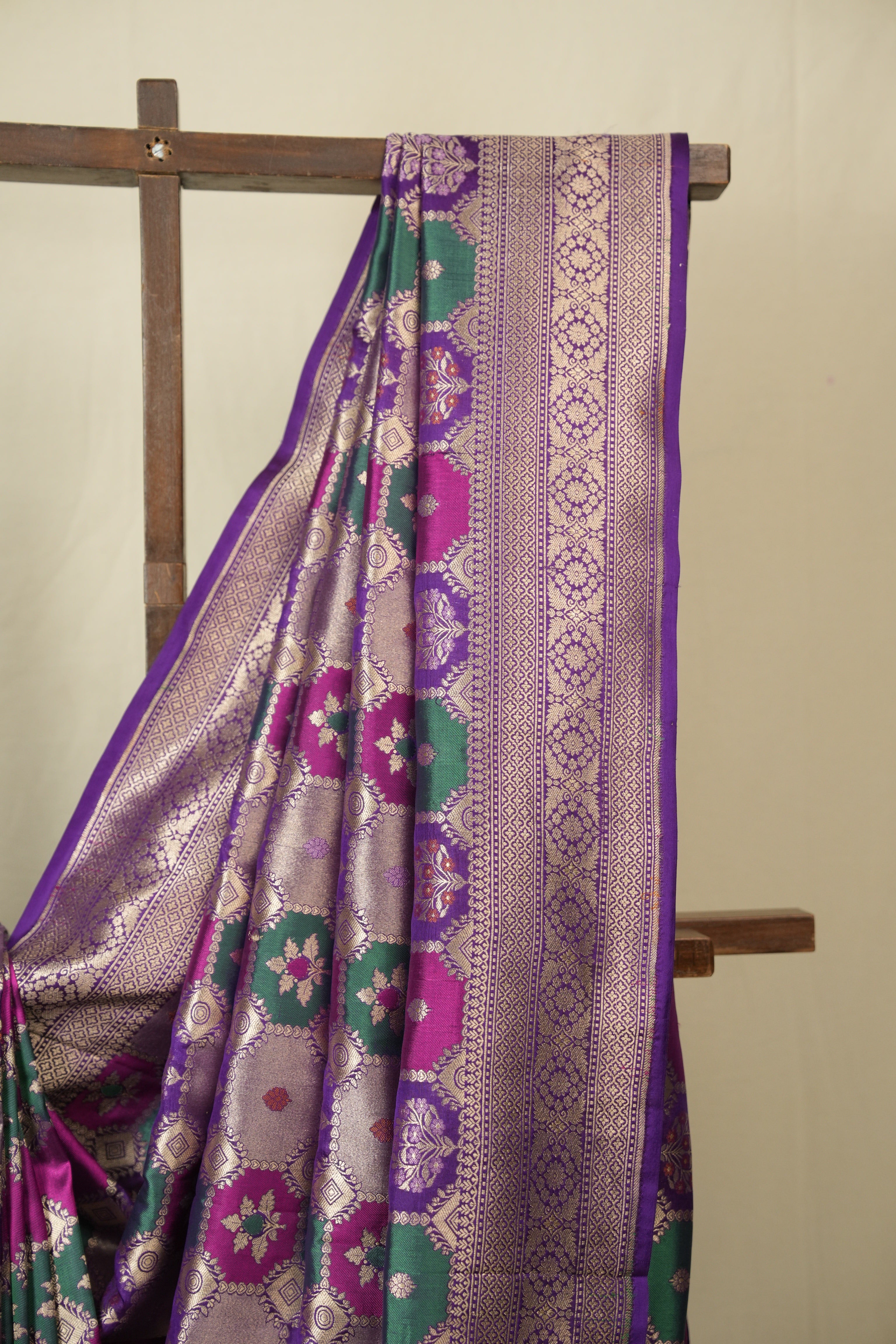 Multicolour Banarasi Silk Saree - SRMBSS977