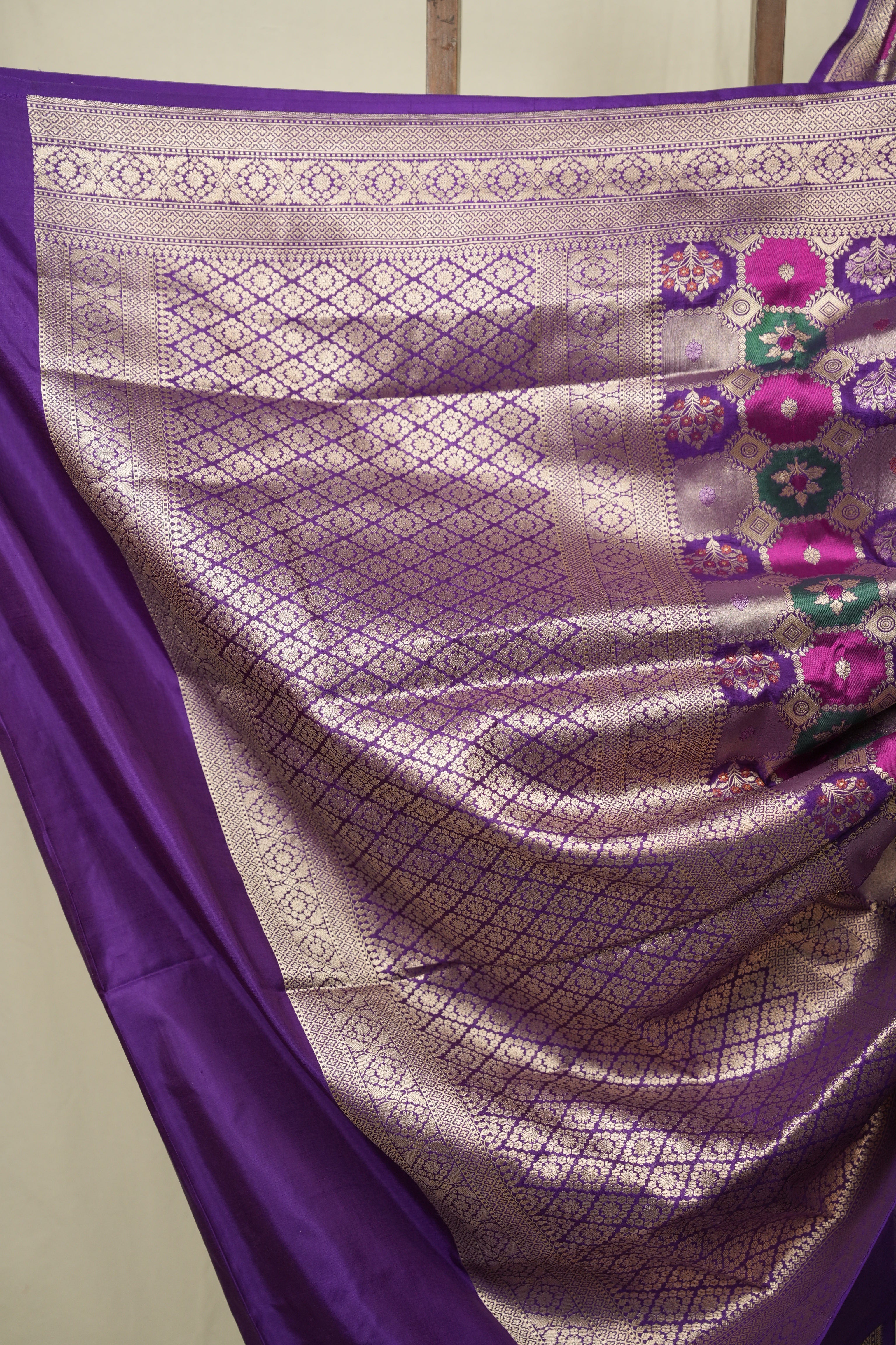 Multicolour Banarasi Silk Saree - SRMBSS977